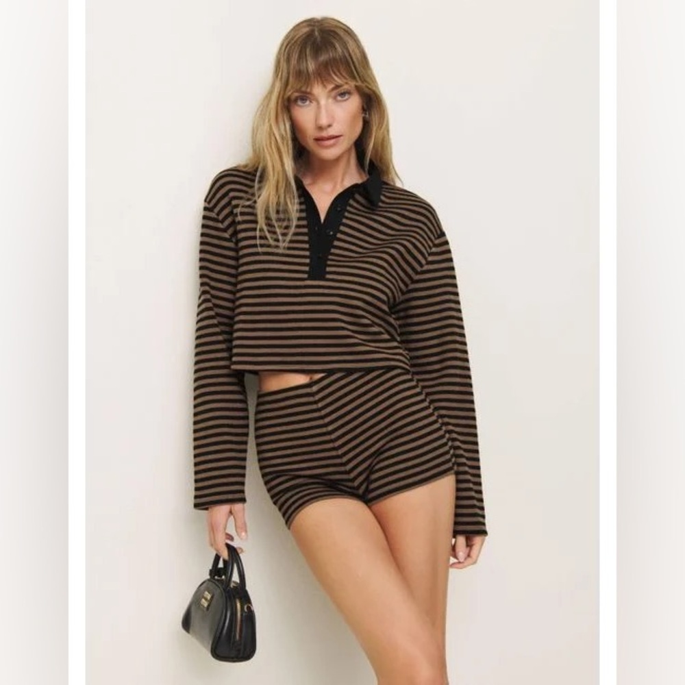 Reformation Size M Anna Rugby top NWT